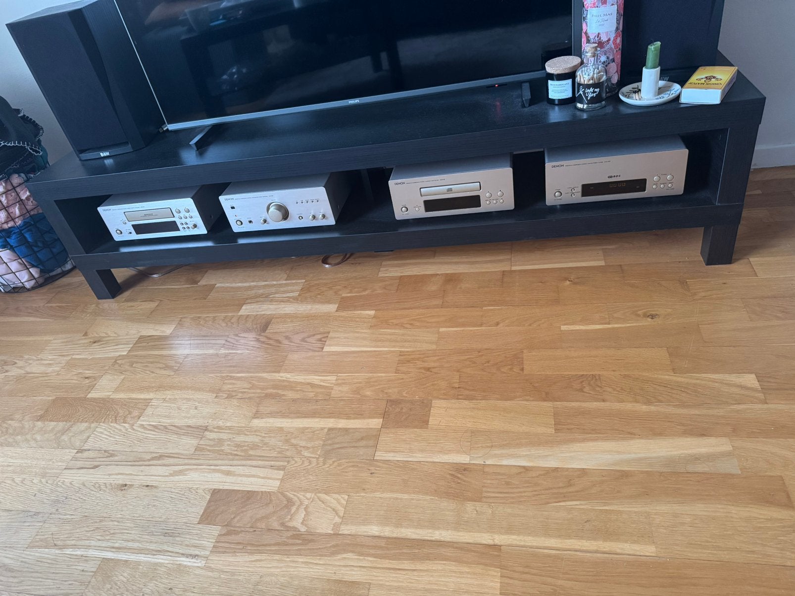 Tv-meubel Ikea Lack, Ophalen, 150 tot 200 cm, Zo goed als nieuw, Minder dan 100 cm