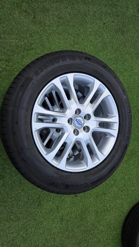 Volvo XC 60 velgen met Continental zomerbanden 18 inch, Auto-onderdelen, Banden en Velgen, Ophalen, 18 inch, Banden en Velgen