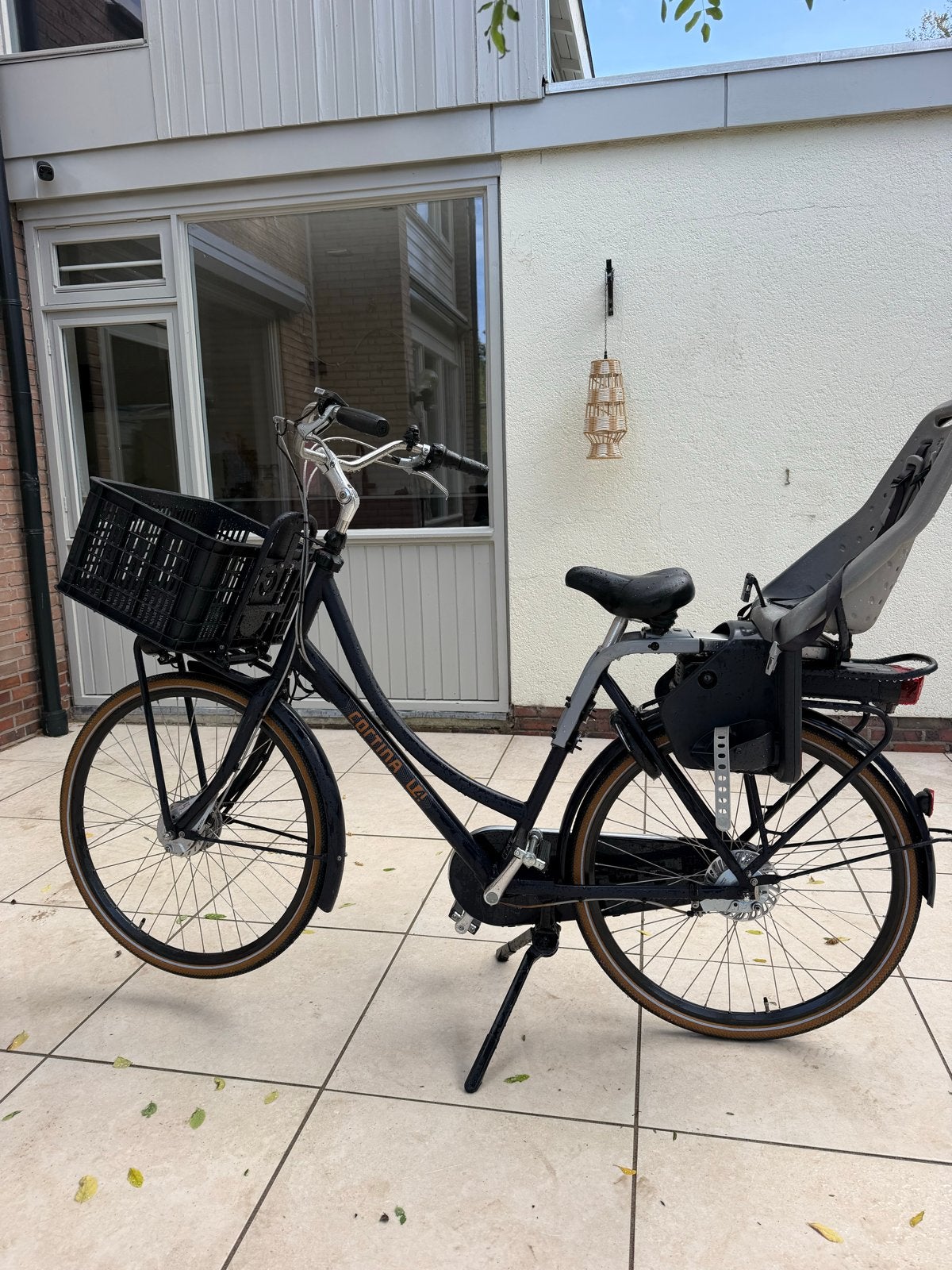 Cortina Ecomo elektrische damesfiets met kinderzitje, Ophalen, Gebruikt, Cortina