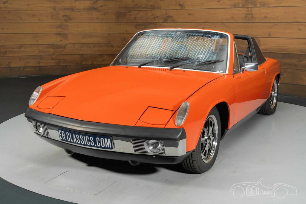 Porsche 914 Electric Cabriolet | 1971, Auto's, Oldtimers, Zwart, Overige kleuren, Cabriolet, 2 stoelen