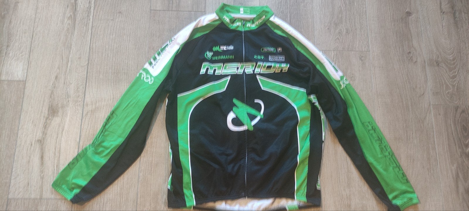 Merida Flex Stay Fietsjack XXL - Zwart/Groen, Gebruikt, Merida, Ophalen of Verzenden, Bovenkleding