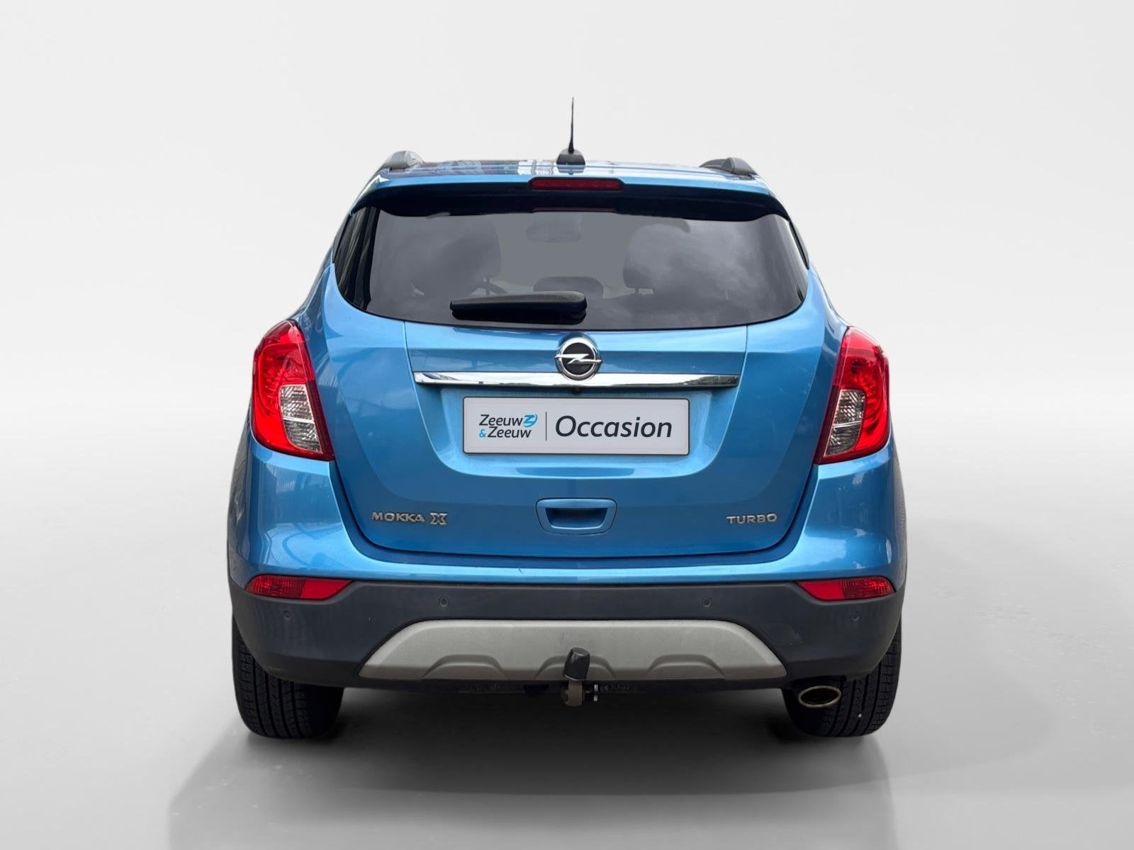Opel Mokka X 1.4 Turbo Online Edition NAVI AIRCO CAMERA TREK, 12 maanden, Stof, Gebruikt, Blauw
