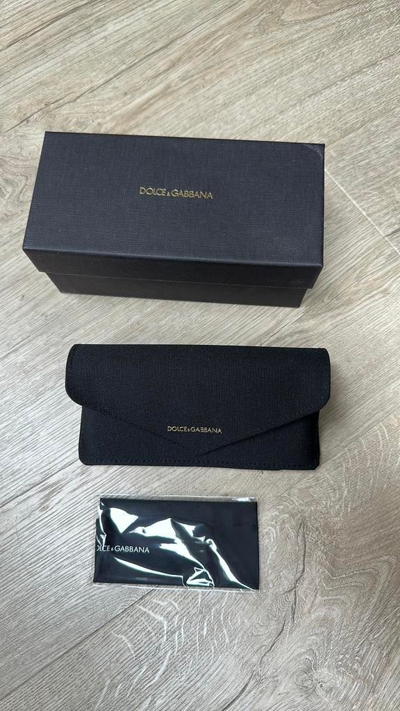 GLOEDNIEUWE BrilEtui Dolce&Gabbana +Doosje+Brildoekje, Ophalen of Verzenden, Zo goed als nieuw, Dolce & Gabbana