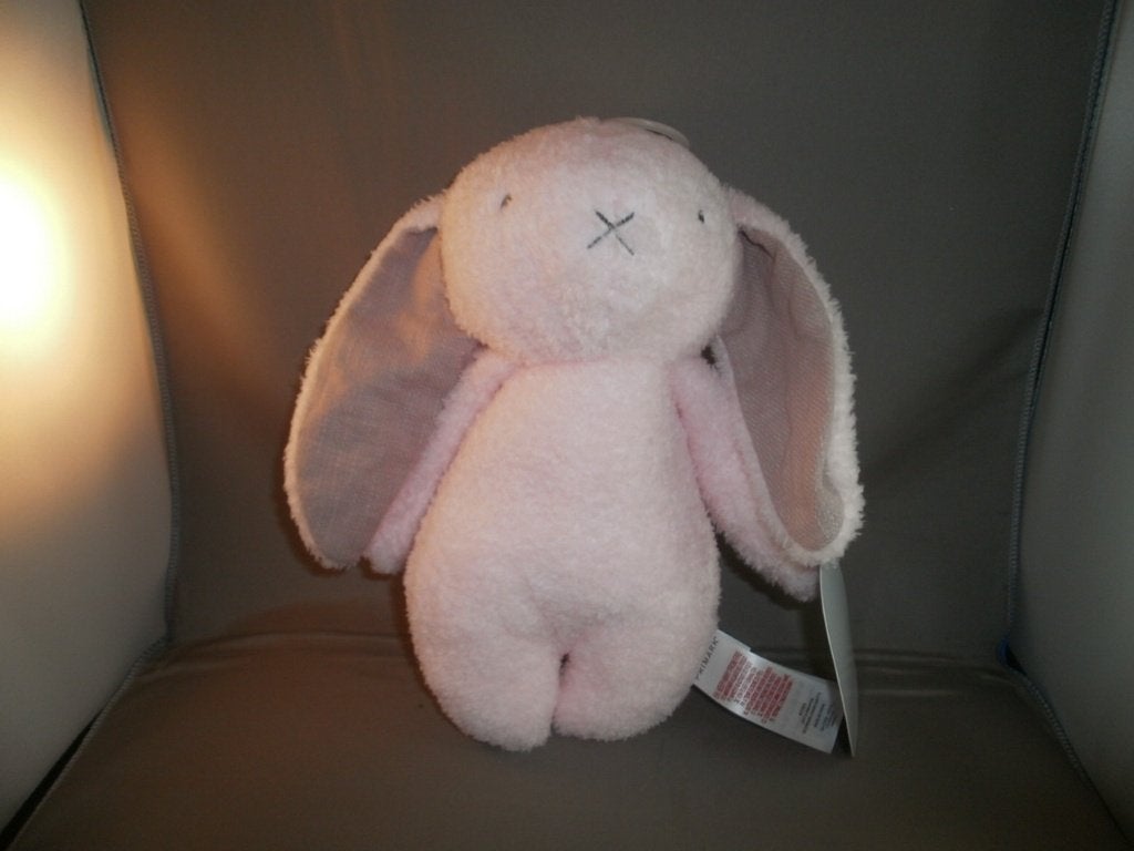 primark konijn roze wollig met katoenen oren 24 cm van kop, Ophalen of Verzenden, Middelgroot (20 tot 80 cm), Konijn, Nieuw