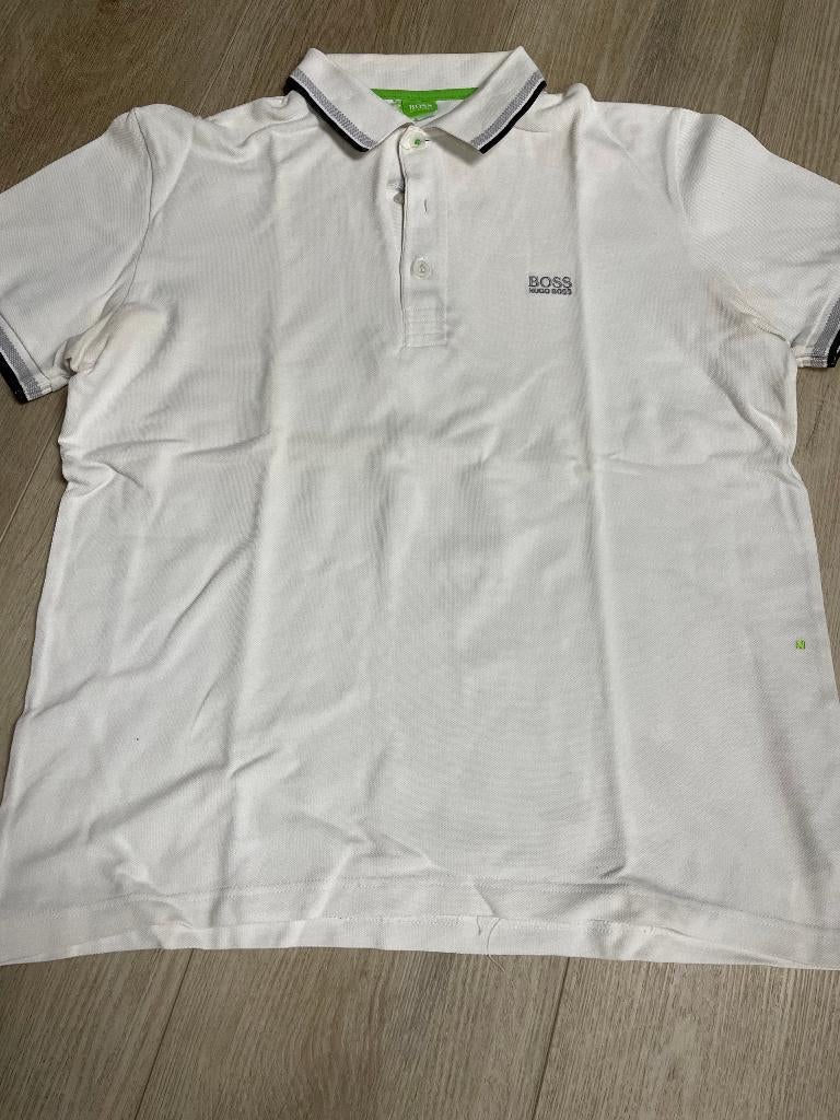 Polo Hugo Boss maat L, Kleding | Heren, Polo's, Maat 52/54 (L), Verzenden, Wit, Hugo Boss