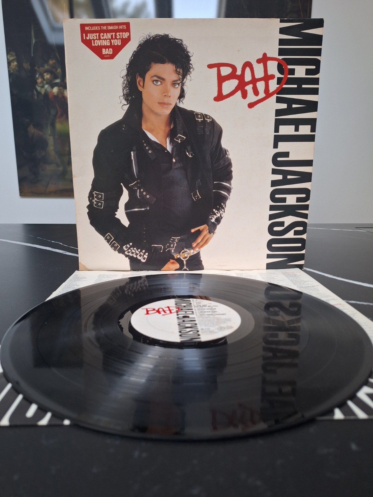 Michael Jackson - Bad LP (Originele uitgave 1987), Cd's en Dvd's, Vinyl | Pop, LP, Gebruikt, Verzenden, Pop