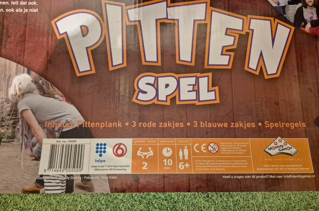 Pittenspel, Ophalen of Verzenden