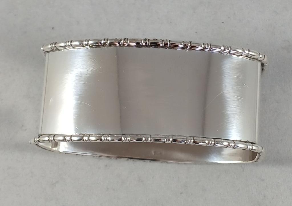 Zilveren servetring antiek 835 zilver, Ophalen of Verzenden, Zilver