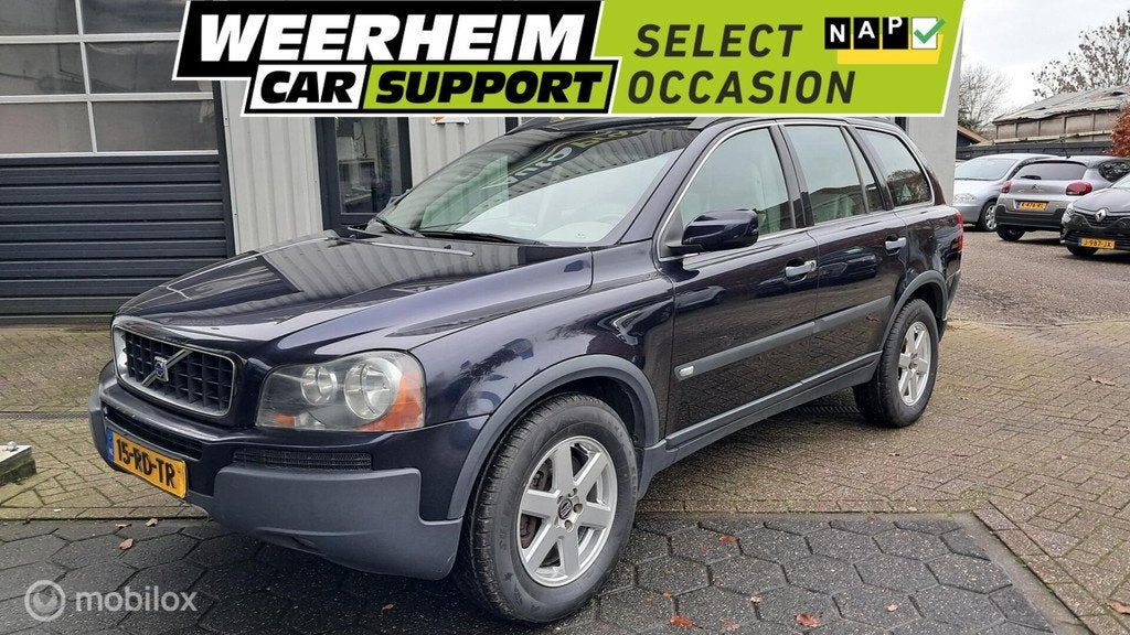 Volvo XC90 2.5 T Momentum|Trekhaak |4WD|7-pers, Gebruikt, Blauw, 7 stoelen, 2521 cc