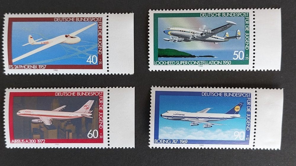 Michel 1040-1043 BRD postfris 1980, Verzenden, BRD, Postfris