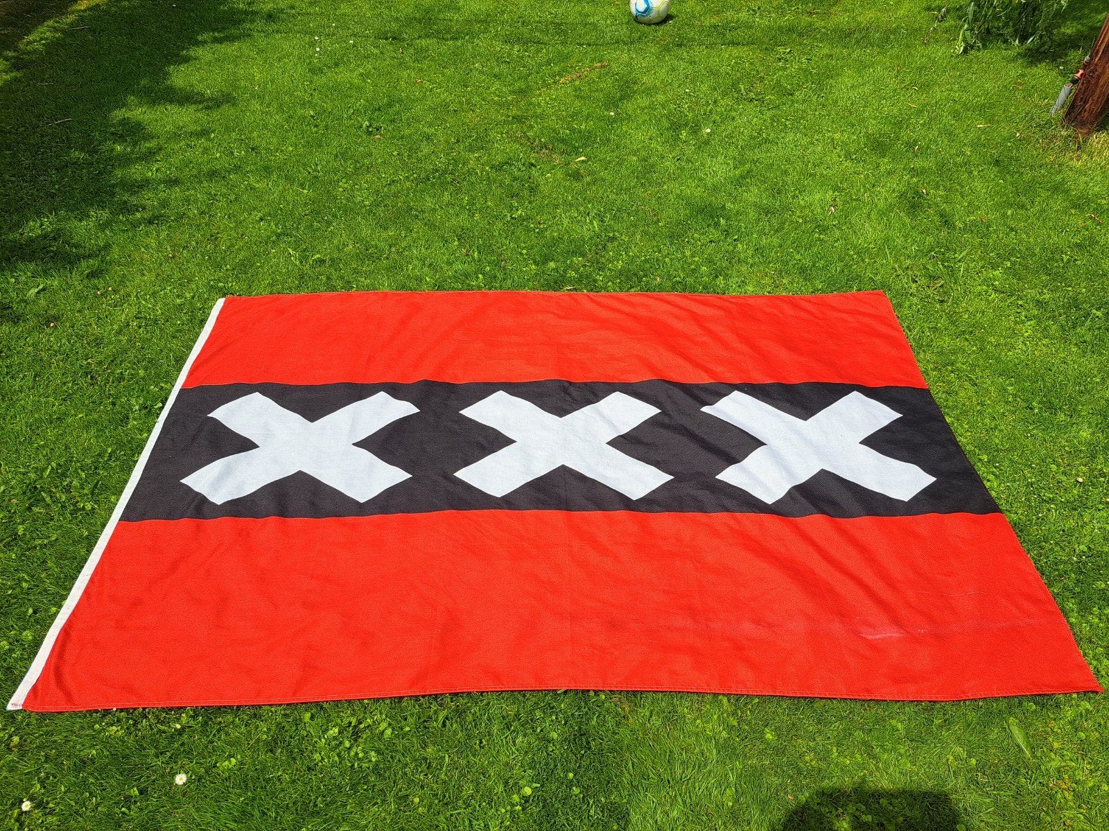 Amsterdam vlag, Ophalen
