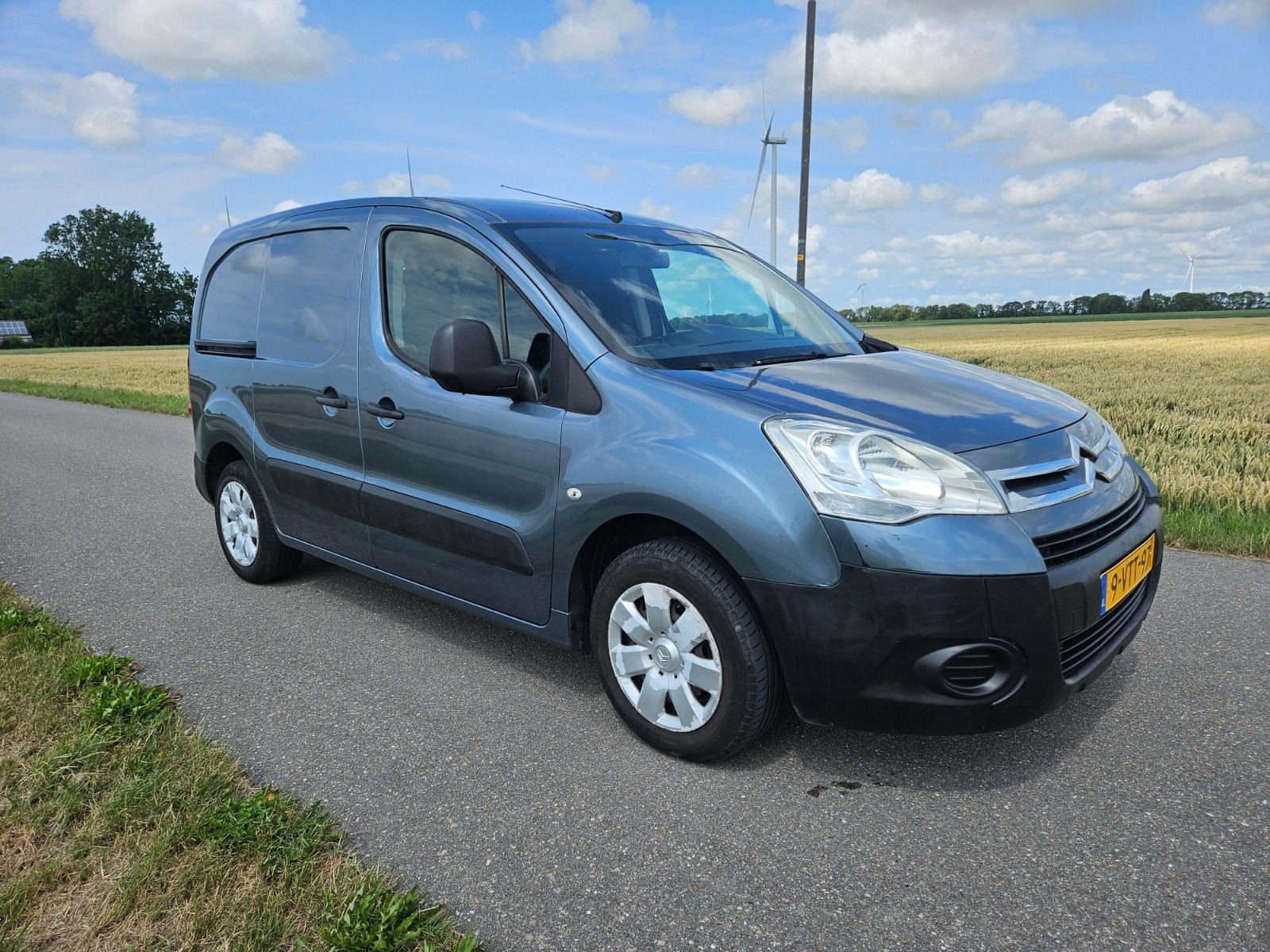 Citroën Berlingo bestelauto 1.6 HDI 55KW 2012 3 persoons, Auto's, Euro 5, Stof, 74 pk, Zwart