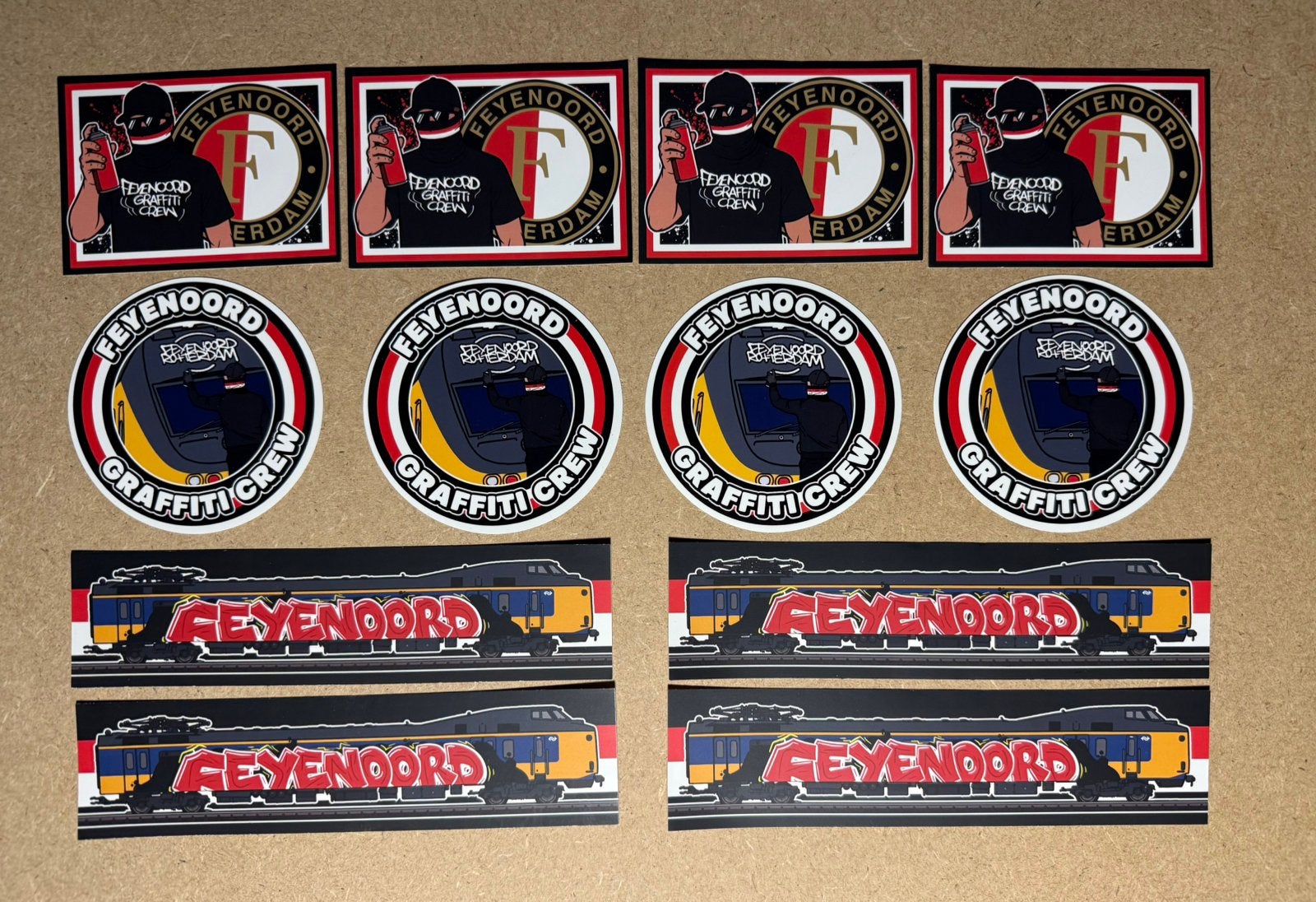 Feyenoord stickers mix 1.0, Ophalen of Verzenden, Nieuw, Overige typen