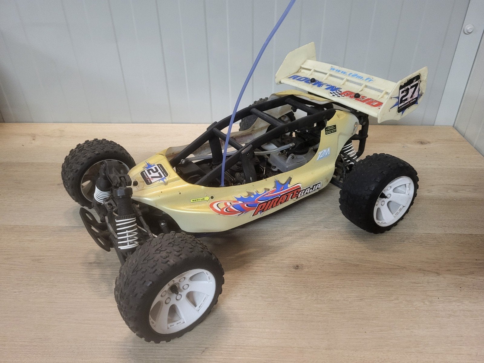 T2m pirate baja buggy chassis, Ophalen of Verzenden, Overige schalen, Benzine, Auto offroad