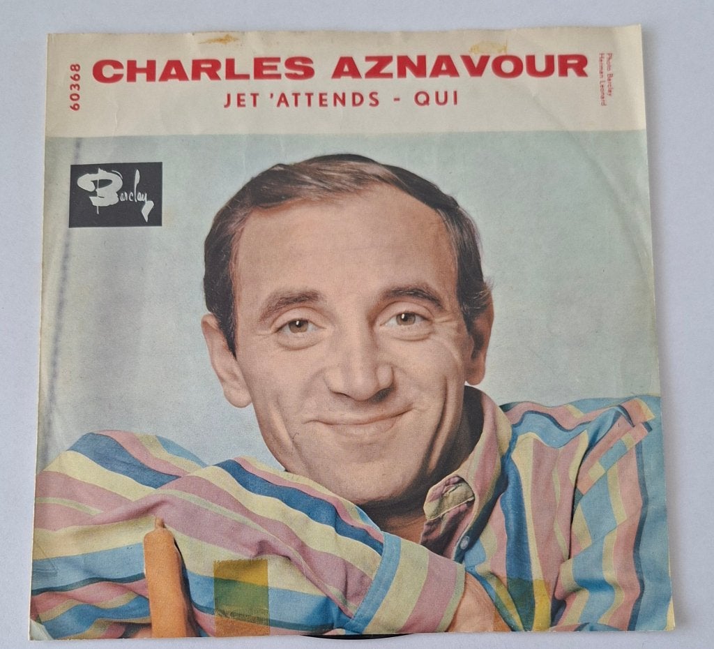 Charles Aznavour - Qui, Ophalen of Verzenden, Gebruikt, Pop, Overige typen