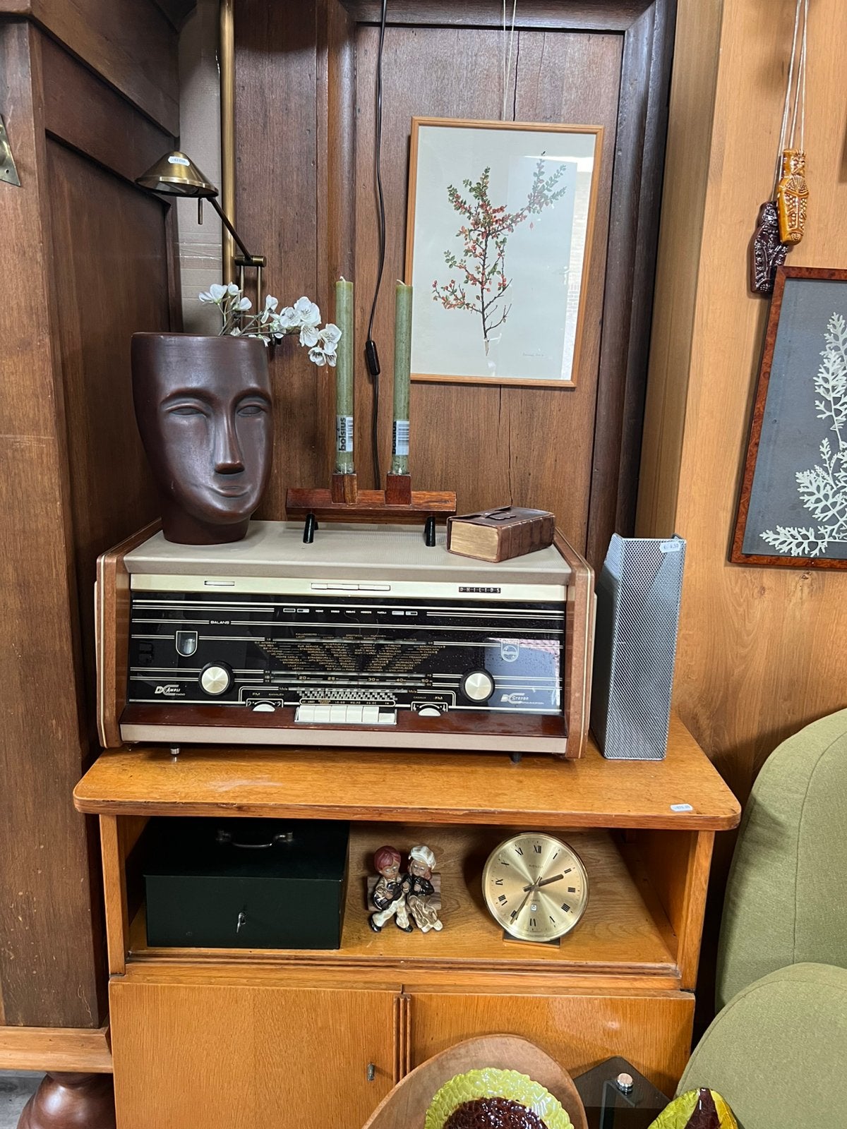Vintage Philips Bi-Ampli Radio (Defect/Opknapper), Antiek en Kunst, Antiek | Tv's en Audio, Ophalen of Verzenden