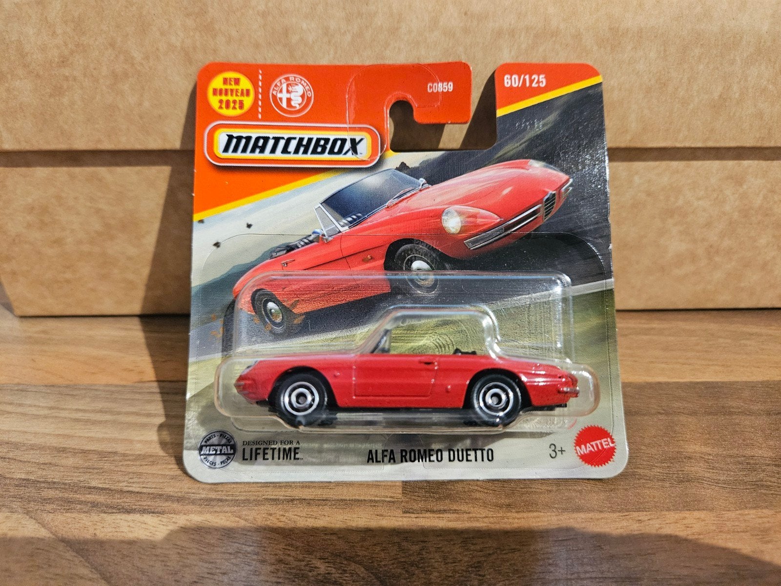 Matchbox Alfa Romeo Duetto in OVP, Ophalen of Verzenden, Zo goed als nieuw, Auto