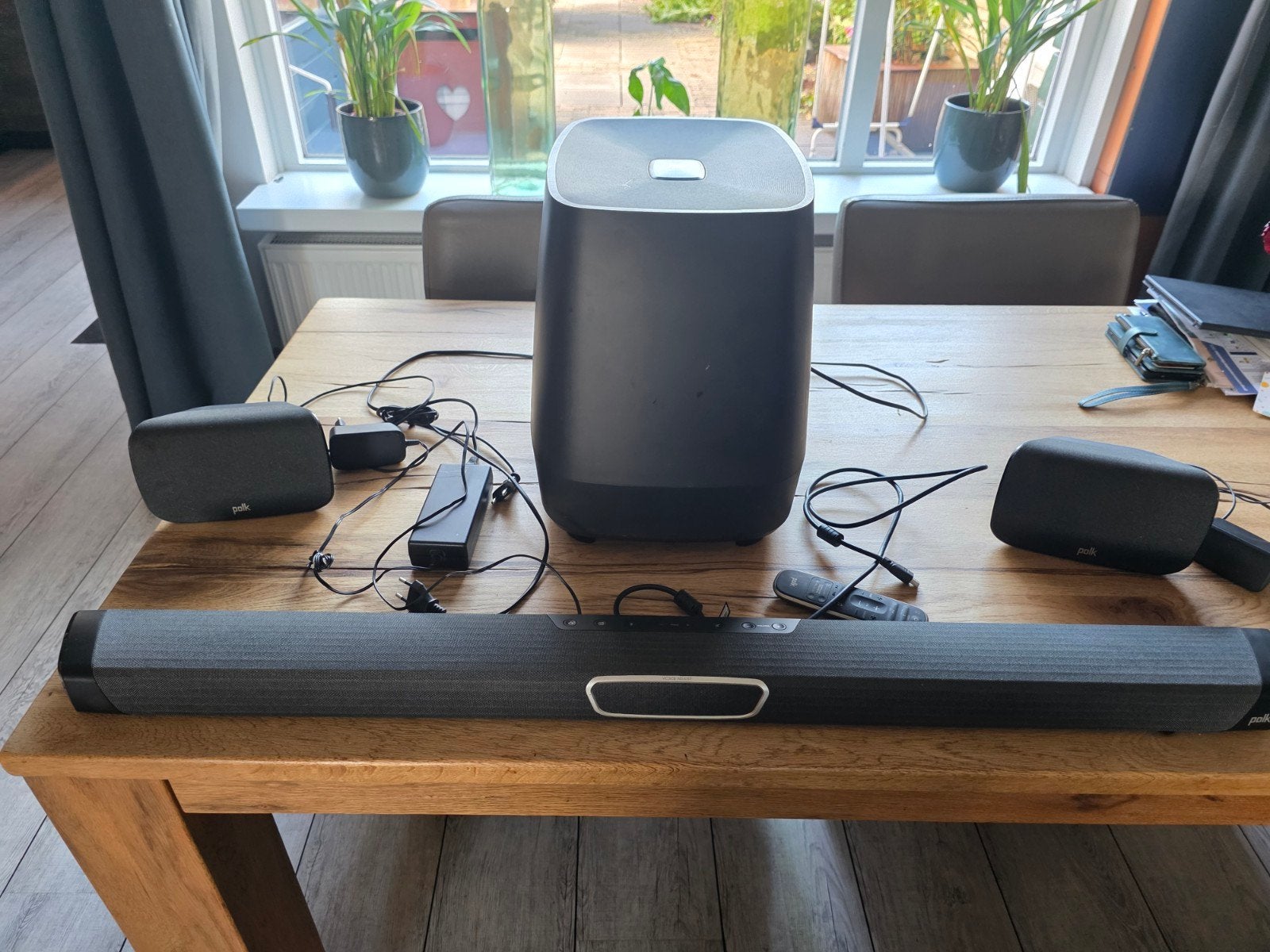 Polk Audio MagniFi MAX SR Soundbar met draadloze subwoofer, Ophalen of Verzenden, Bluetooth, Zo goed als nieuw