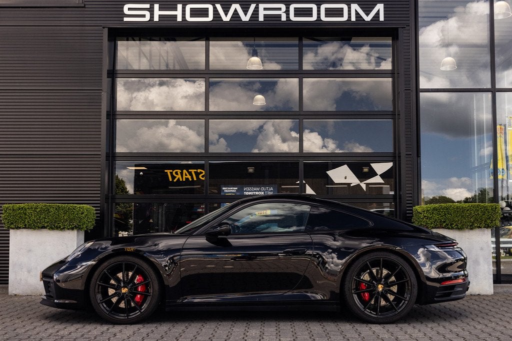 Porsche 911 992 3.0 Carrera S, 450 PK, Pano, Sportstoelen, C, Auto's, Automaat, Gebruikt, 4 stoelen, Zwart