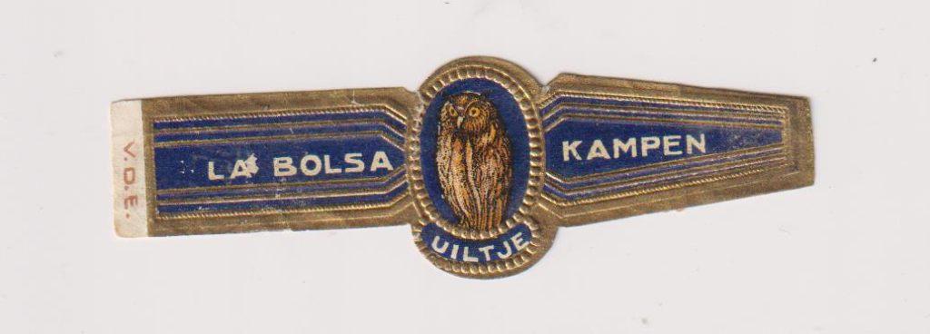 sigarenbanden - LA BOLSA, Ophalen of Verzenden, Zo goed als nieuw, Sigarenbandjes