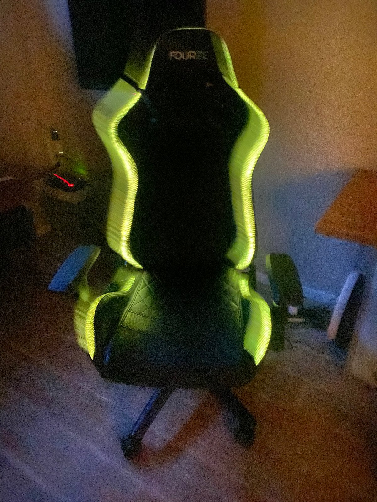 Gamestoel met lichtjes
