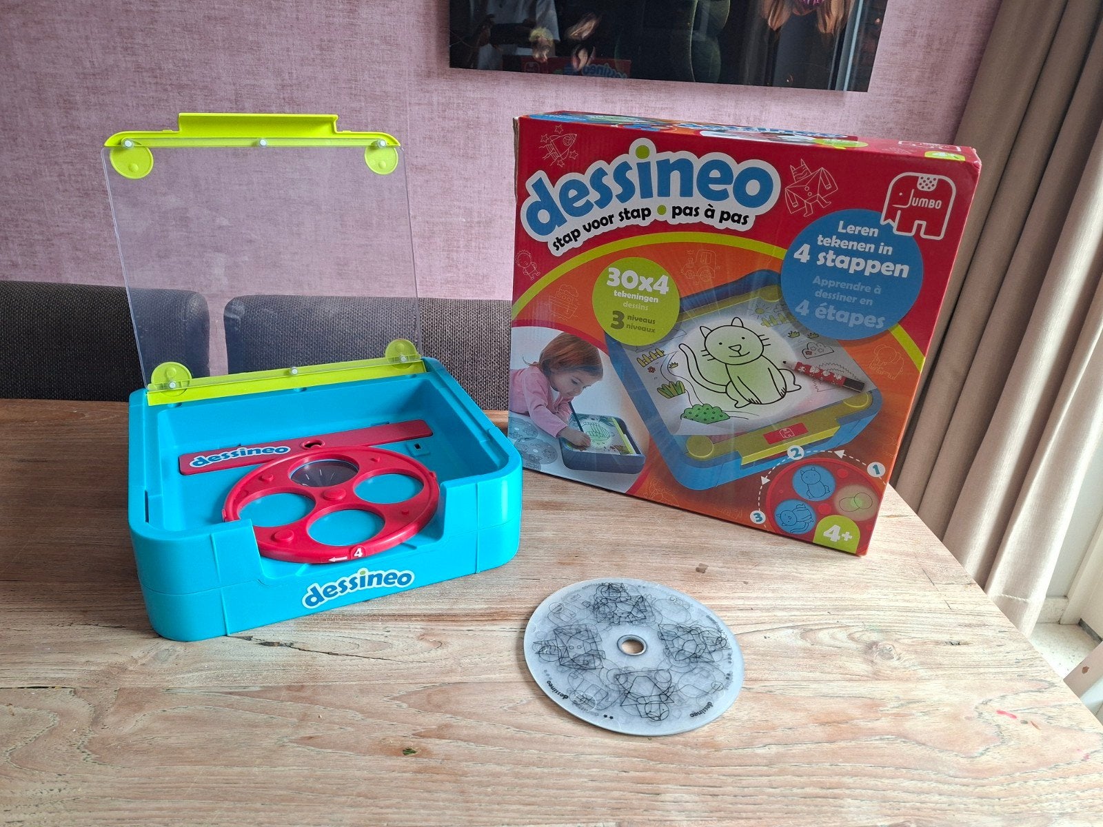 Dessineo Stap voor Stap Tekenprojector Jumbo, Kinderen en Baby's, Speelgoed | Educatief en Creatief, Zo goed als nieuw, Knutselen