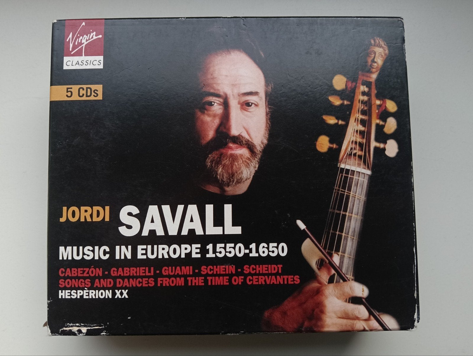 Jordi Savall - Music in Europe 1550-1650 (5 CD Boxset), Cd's en Dvd's, Boxset, Overige componisten, Inclusief doosje, Kamermuziek