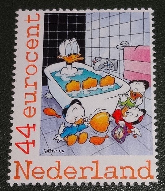 Nederland - 2562-Ab13 - Duckstad - Donald in bad - PNe01-15, Verzenden, Na 1940, Postfris