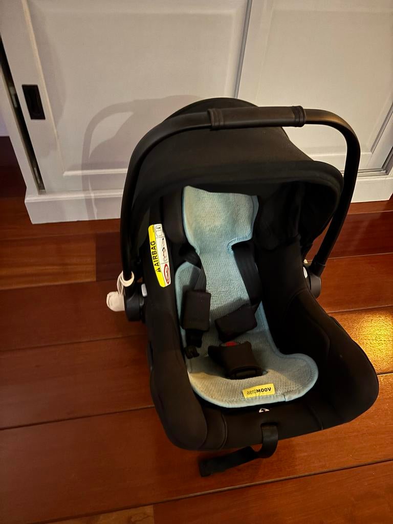 Bugaboo Turtle Air by Nuna Maxi-Cosi, Ophalen, Autogordel of Isofix, Zijbescherming, Zo goed als nieuw