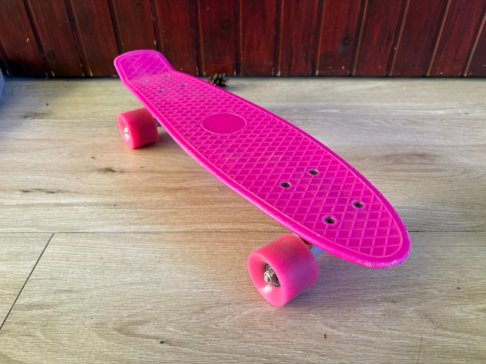 Roze skateboard, Ophalen of Verzenden, Zo goed als nieuw, Skateboard