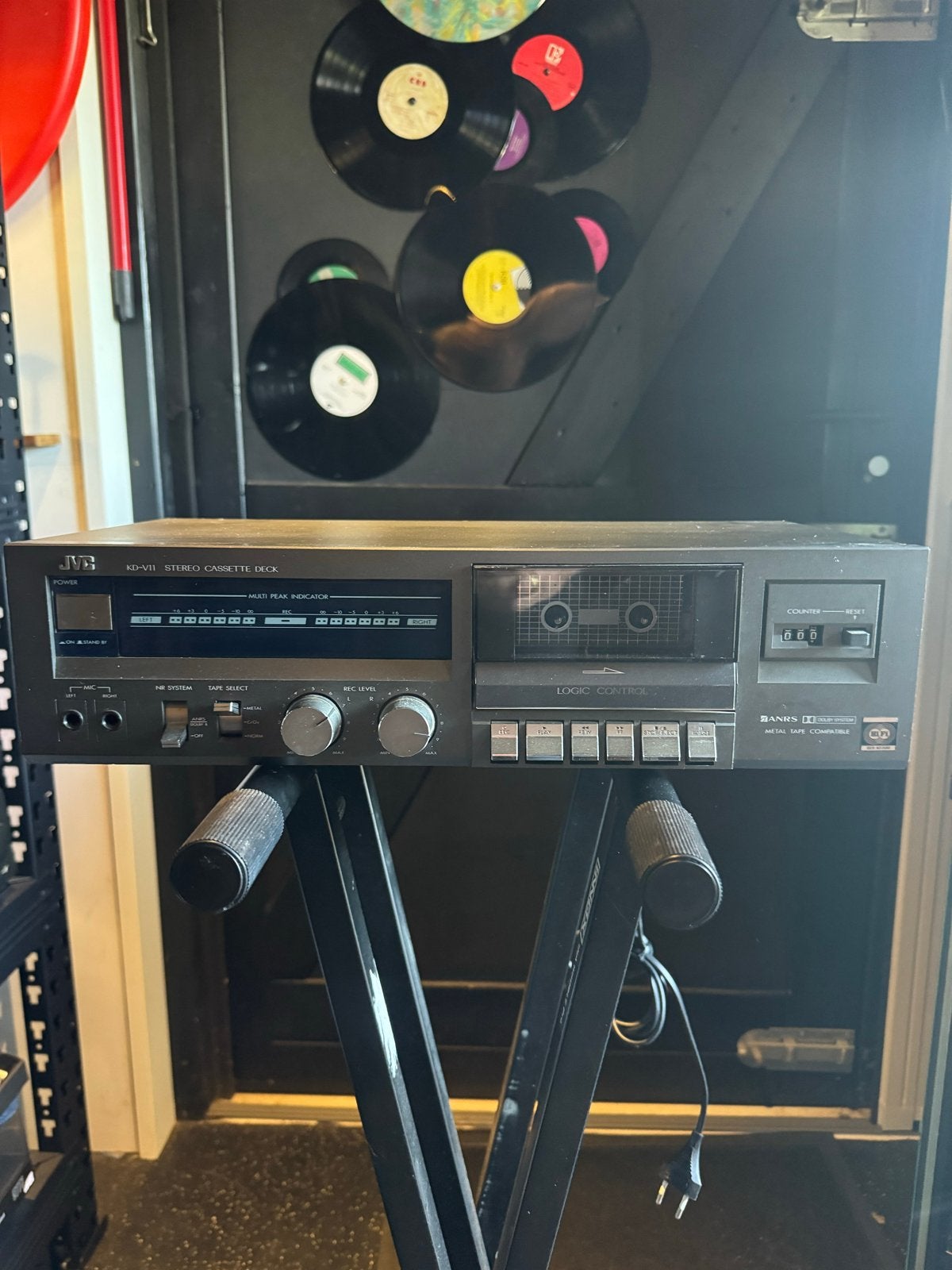 JVC KD-V11 Stereo Cassette Deck - Vintage Casetterecorder, Ophalen, Enkel, JVC, Tape counter