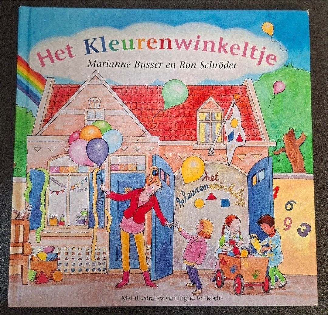 Het Kleurenwinkeltje- Marianne Busser & Ron Schroder, Ophalen of Verzenden, Zo goed als nieuw, Fictie algemeen