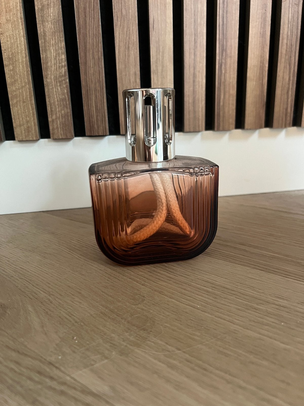 Maison Berger / Lampe Berger geurlamp amber – compleet, Huis en Inrichting, Ophalen of Verzenden, Zo goed als nieuw