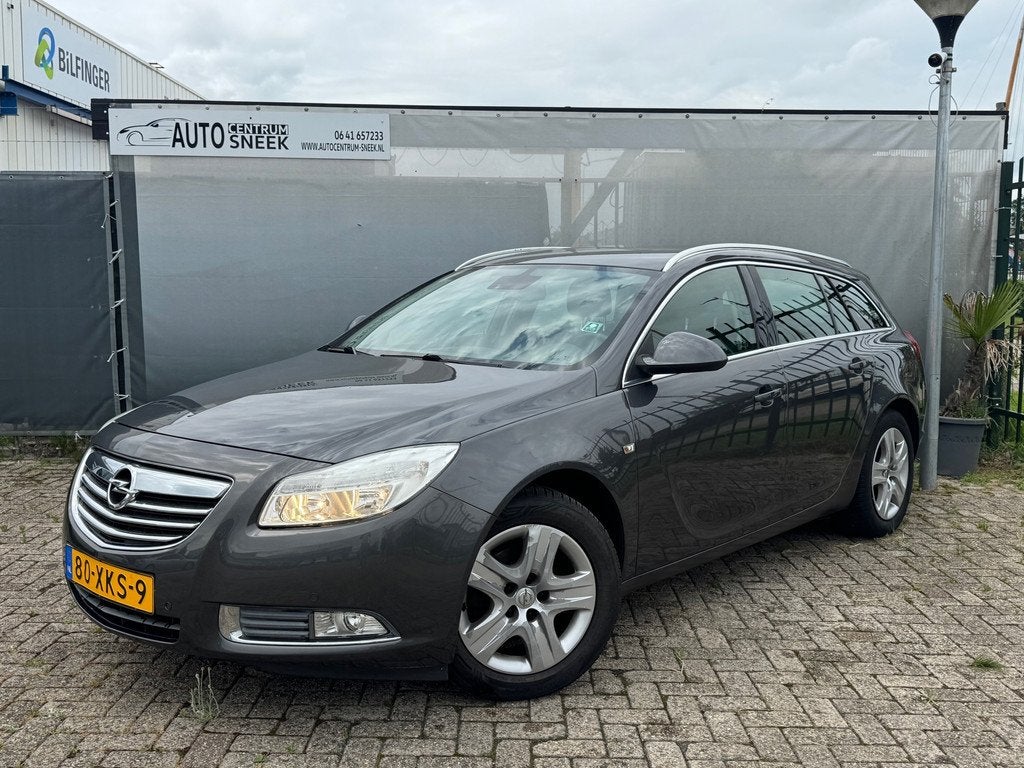 Opel Insignia Sports Tourer 1.4 Turbo-Clima-Cruise-PDC-APK 0, Auto's, Euro 5, Stof, Gebruikt, Zwart