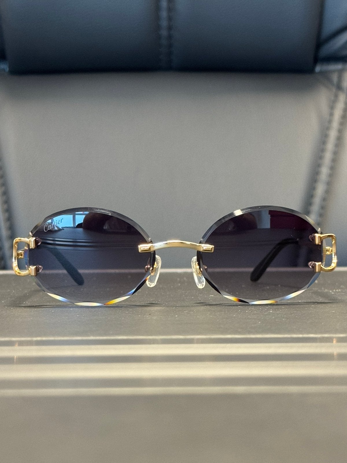 Cartier Zonnebril - Zo goed als nieuw, Overige merken, Zonnebril, Zwart, Ophalen of Verzenden