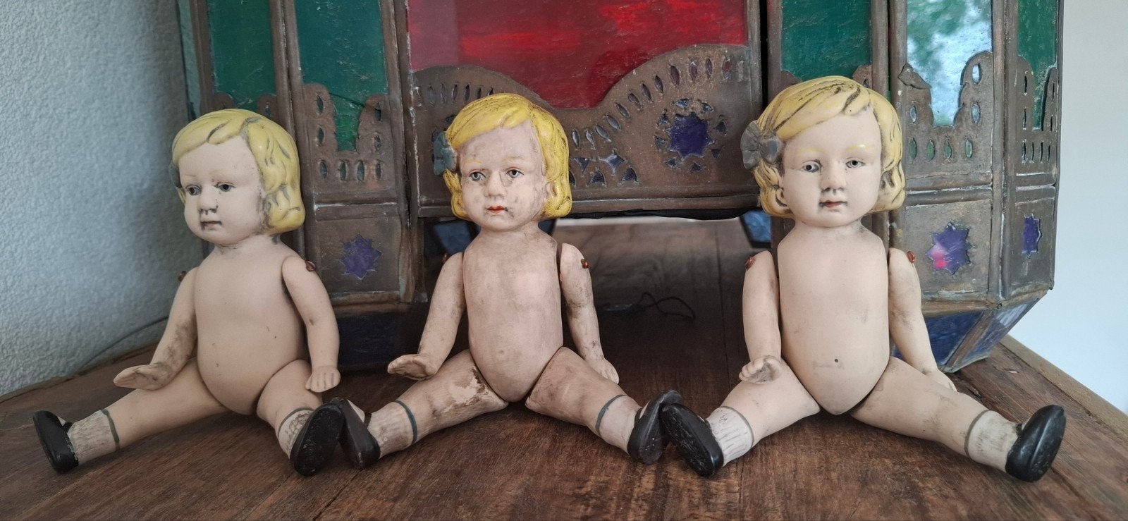 "Antique look" popjes, Antiek en Kunst, Antiek | Speelgoed, Ophalen of Verzenden