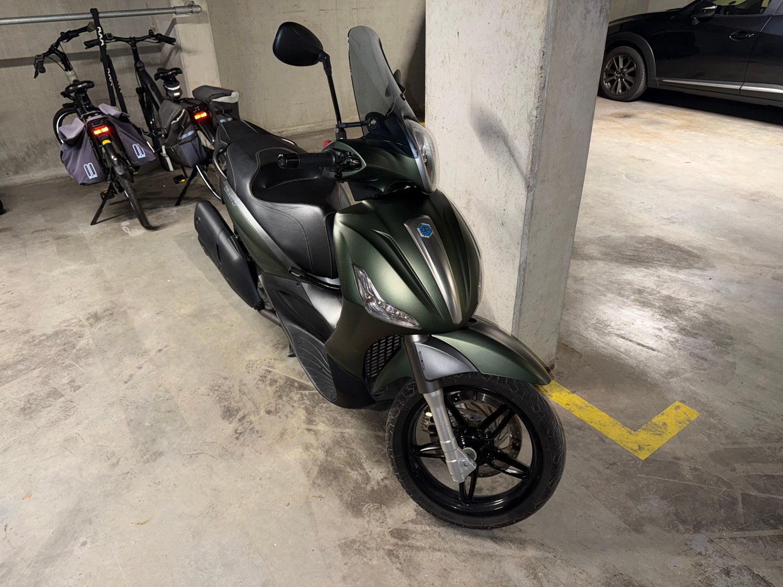 Piaggio Beverly 350 2019, Ophalen