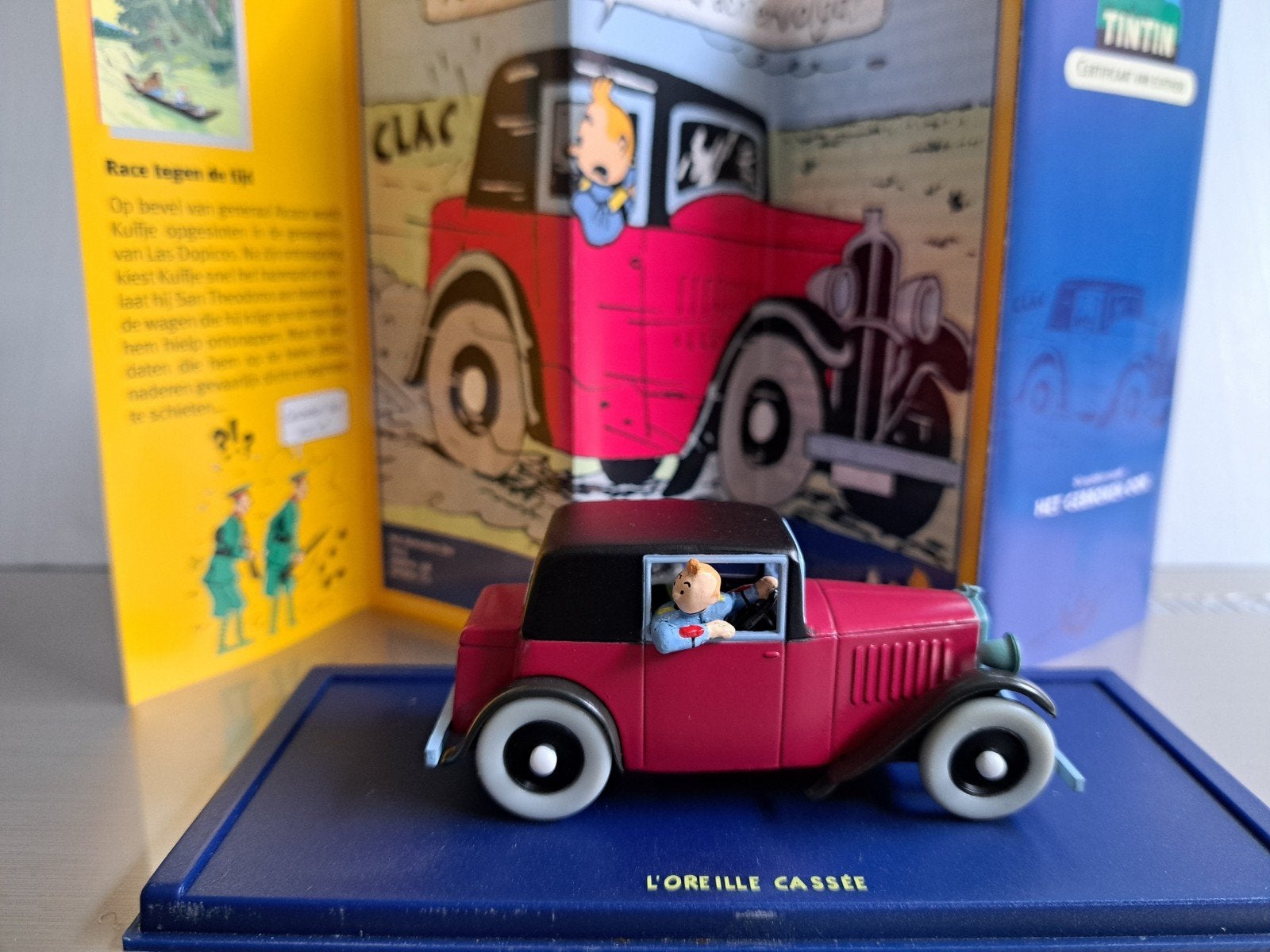 Kuifje, De Spider Coupe jaren '30. 1:43, nieuw, Ophalen of Verzenden, Nieuw, Auto, Overige merken