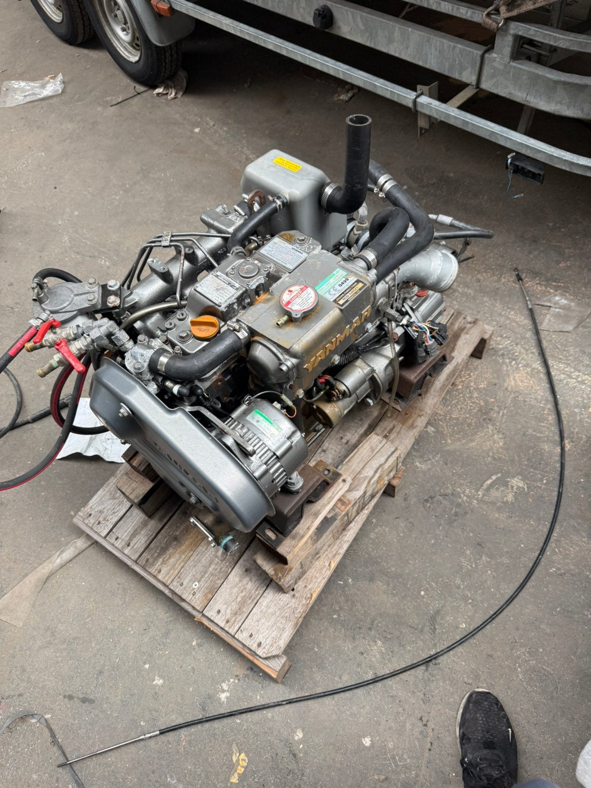 Yanmar 3JH5E boot motor, Watersport en Boten, Ophalen, Gebruikt, Motor en Techniek, Zeilboot of Motorboot