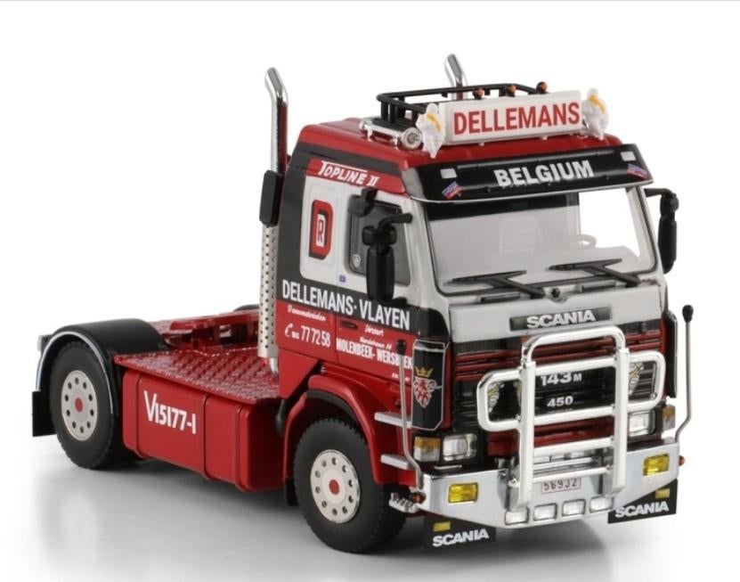 WSI SCANIA 143 M - DELLEMANS, Wsi, ., Nieuw, Ophalen of Verzenden