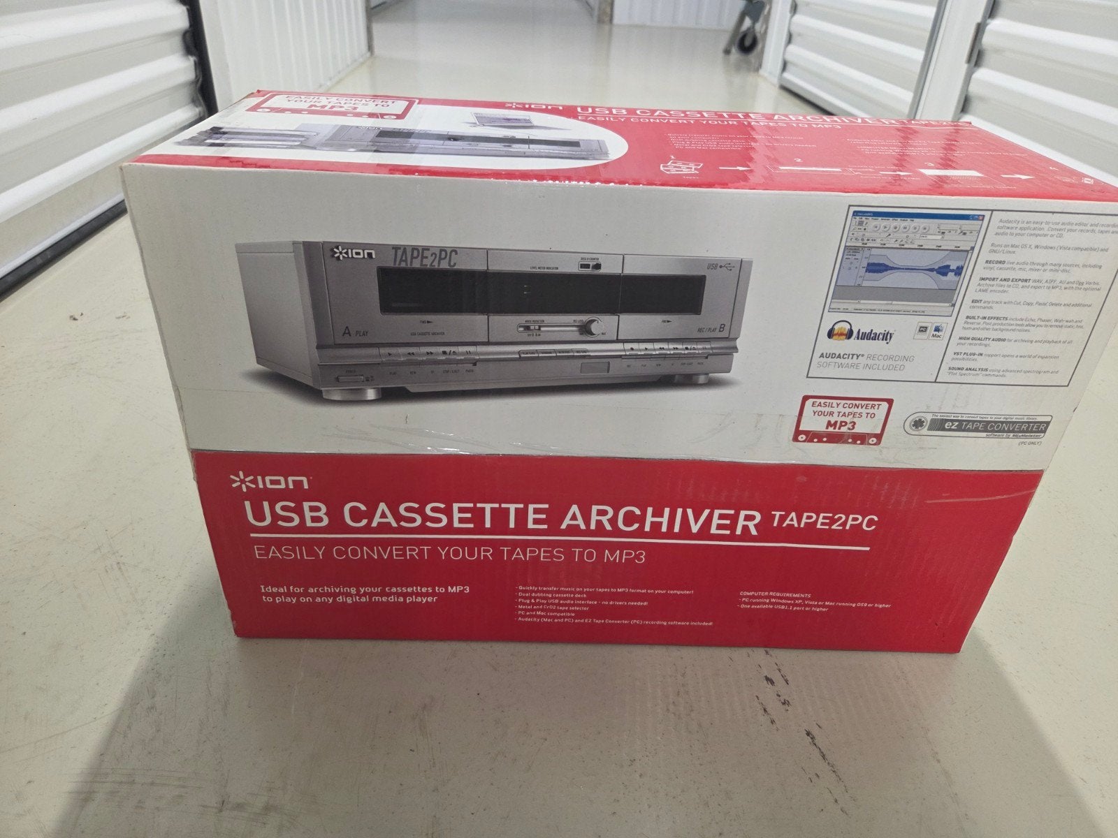 ION USB Cassette Archiver TAPE2PC - Nieuw in doos, Ophalen of Verzenden, Enkel, Overige merken