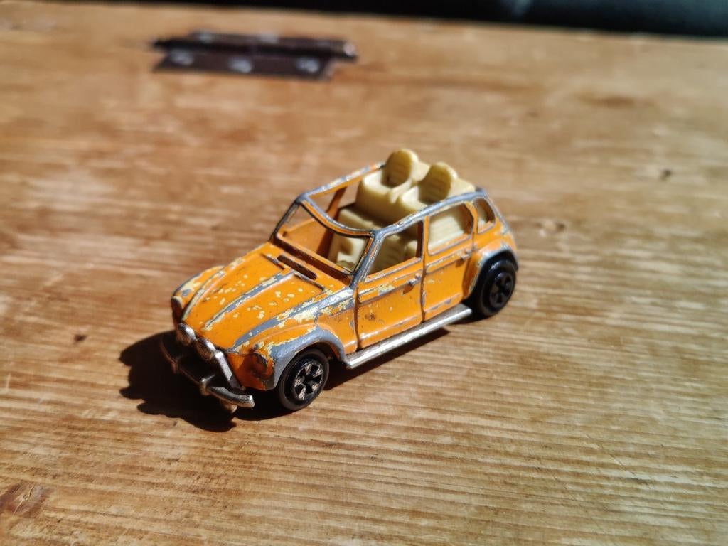Majorette Citroen Dyane Maharadjah ORANJE, Ophalen of Verzenden, Zo goed als nieuw, Auto