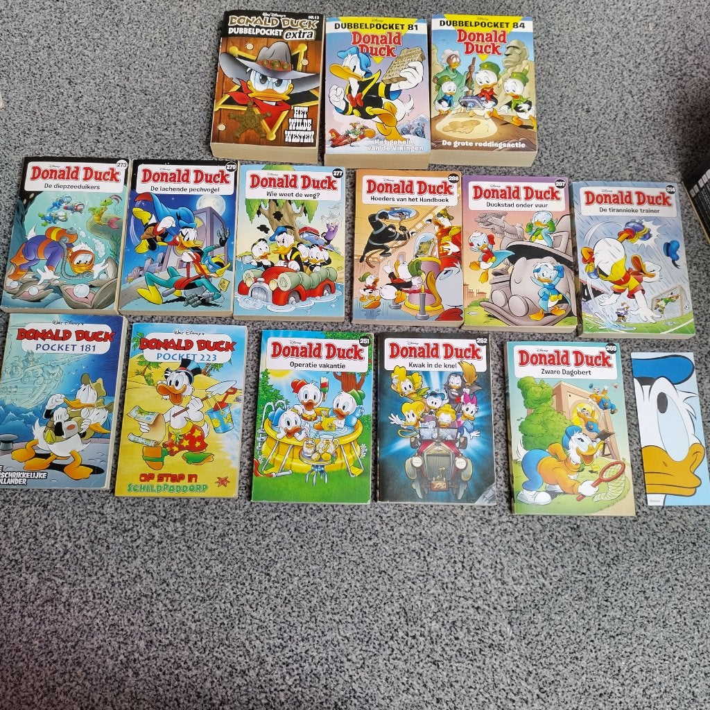 Donald Duck pockets 14 stuks, Boeken, Meerdere stripboeken, Ophalen of Verzenden, Gelezen, Donald Duck