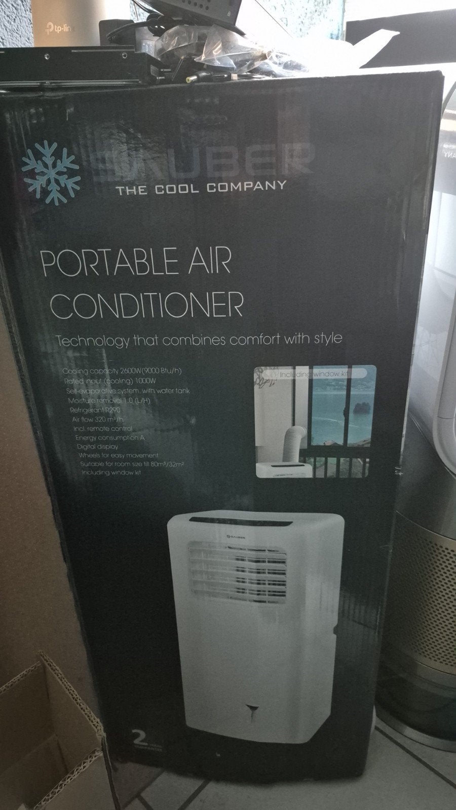 Sauber Portable Air Conditioner te koop, Witgoed en Apparatuur, Airco's, Timer, Nieuw, 3 snelheden of meer, Ophalen of Verzenden