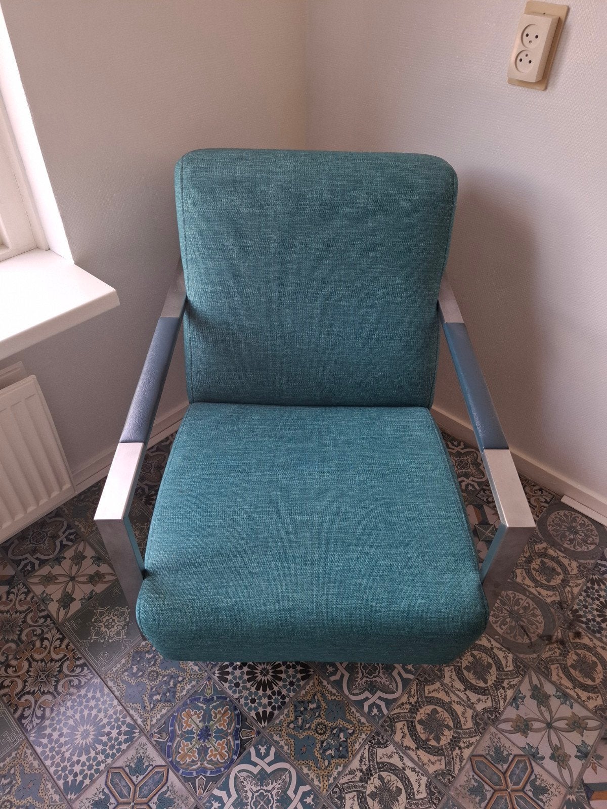 Montel stoel zo goed als nieuw, Huis en Inrichting, Fauteuils, Ophalen, Zo goed als nieuw, 75 tot 100 cm, 50 tot 75 cm