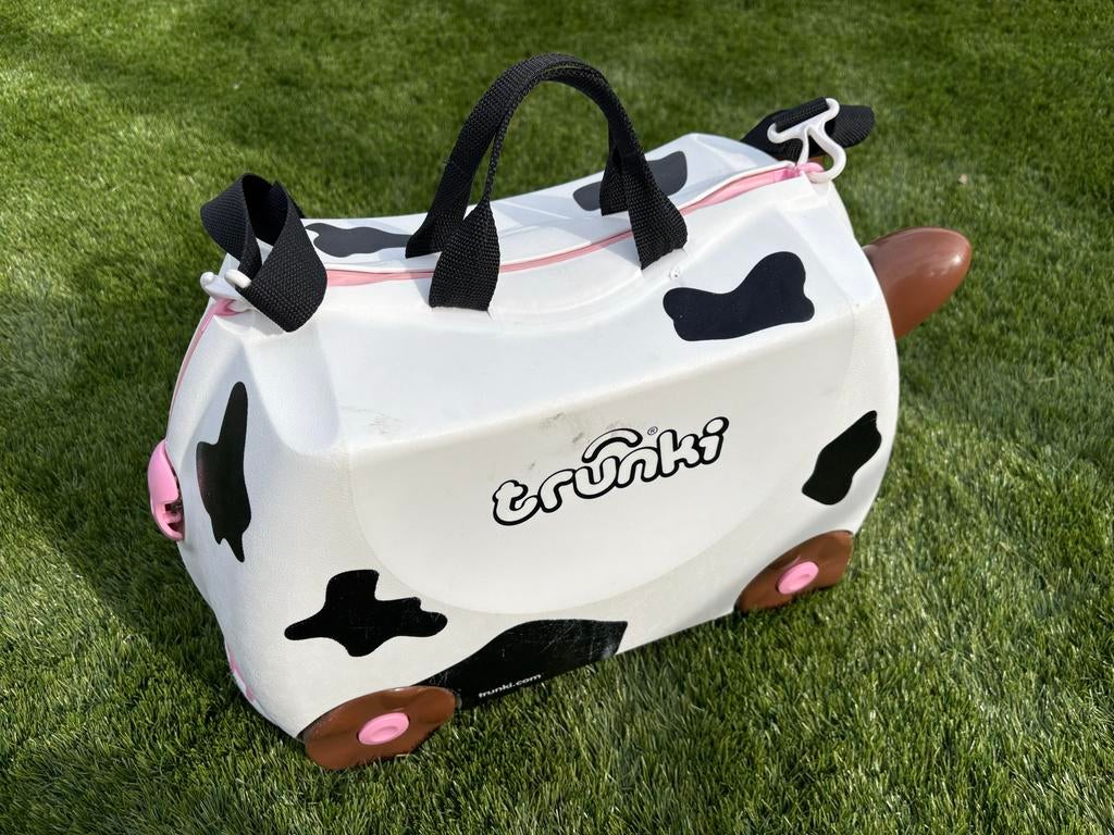 Trunki Ride-On Koffer Koe - Kinderkoffer, Ophalen, Gebruikt