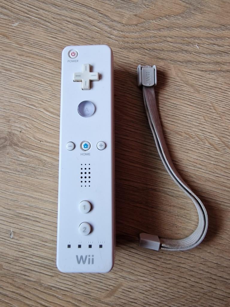 Wii-afstandsbediening met polsbandje, Spelcomputers en Games, Ophalen of Verzenden, Gebruikt