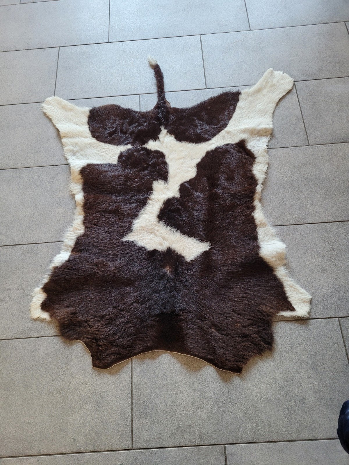 dierenvel 125x 95 cm., Ophalen of Verzenden, Zo goed als nieuw, Rechthoekig, 50 tot 100 cm