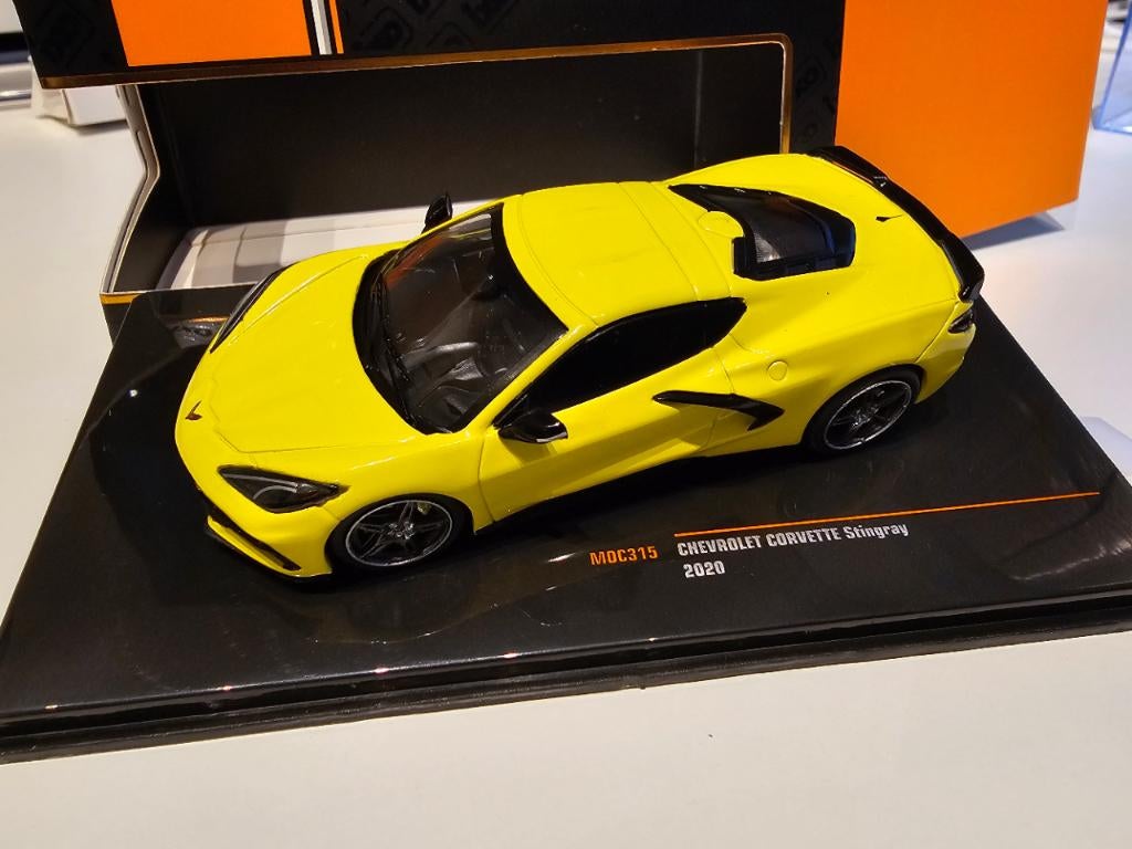 Chevrolet Corvette Stingray 2020 1/43, Ophalen of Verzenden, Nieuw, Auto, Overige merken