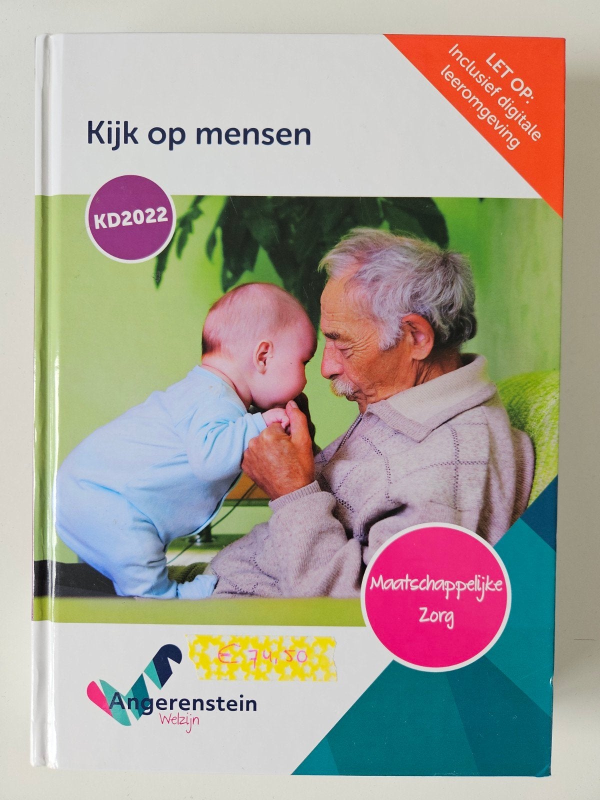 Kijk op mensen - Maatschappelijke Zorg (KD2022), Angerenstein & Welzijn, Ophalen of Verzenden, Zo goed als nieuw, MBO